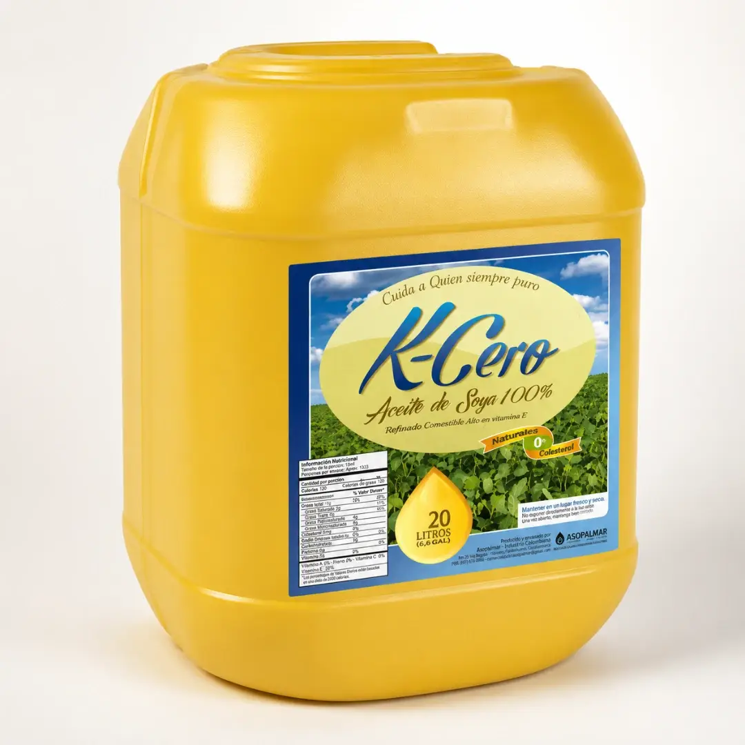 K-Cero Aceite de Soya 100%, garrafa 20 litros